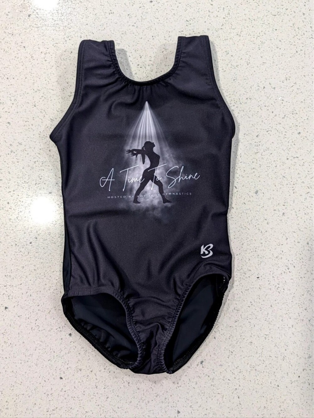 GREAT COMPETITION KBee Gymnastics Dance Leotard Child Small 6/7 A Time To Shine